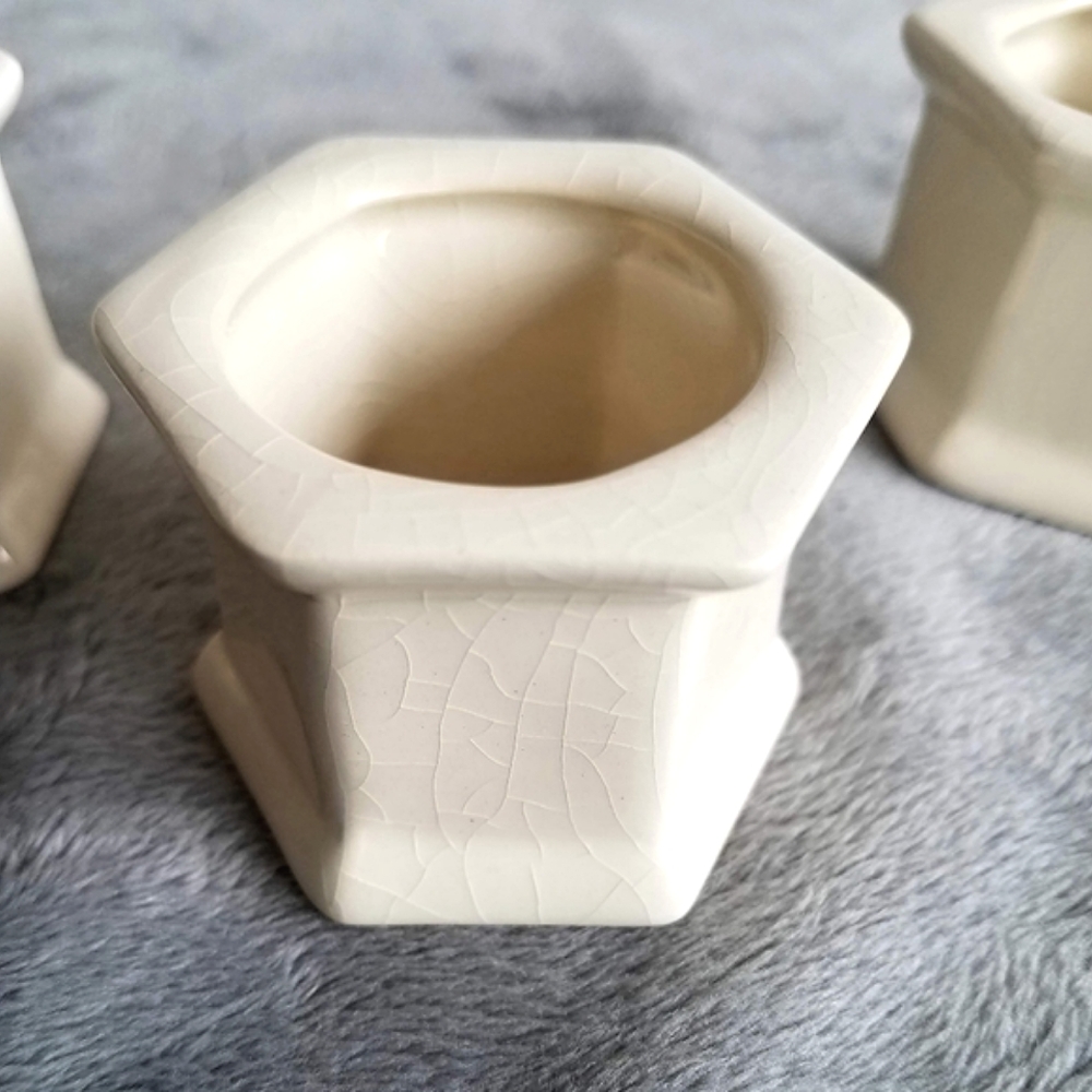 Mid-Century Modern Porcelain French Napkin Rings - Picture 5 of 13